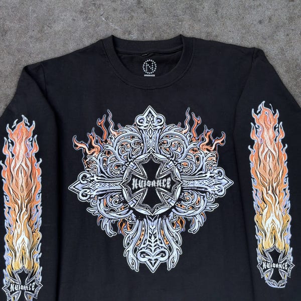 Nuisance — Freedom Flare Long Sleeve - Black