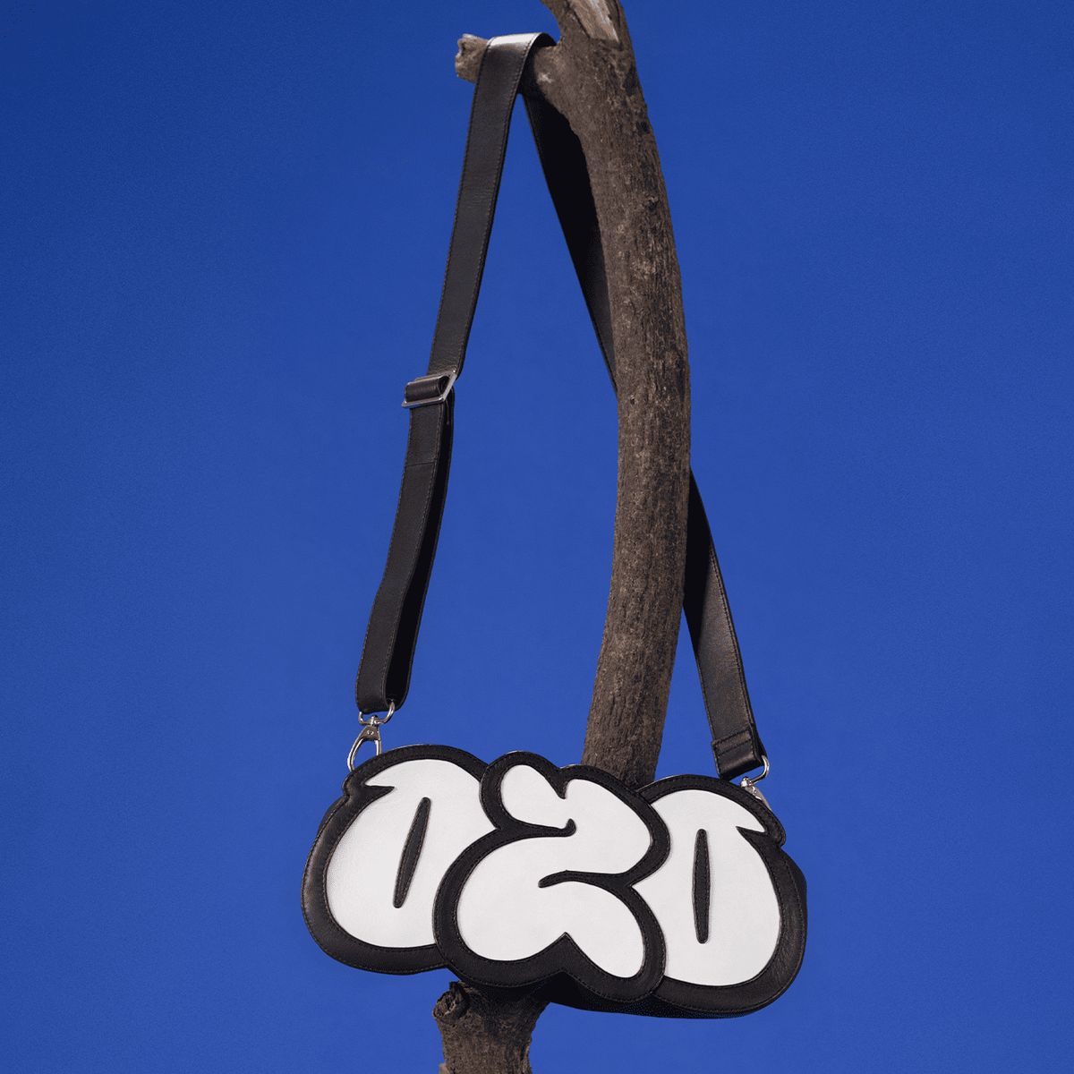 SAGE OZO Leather Graffiti Bag - image 4