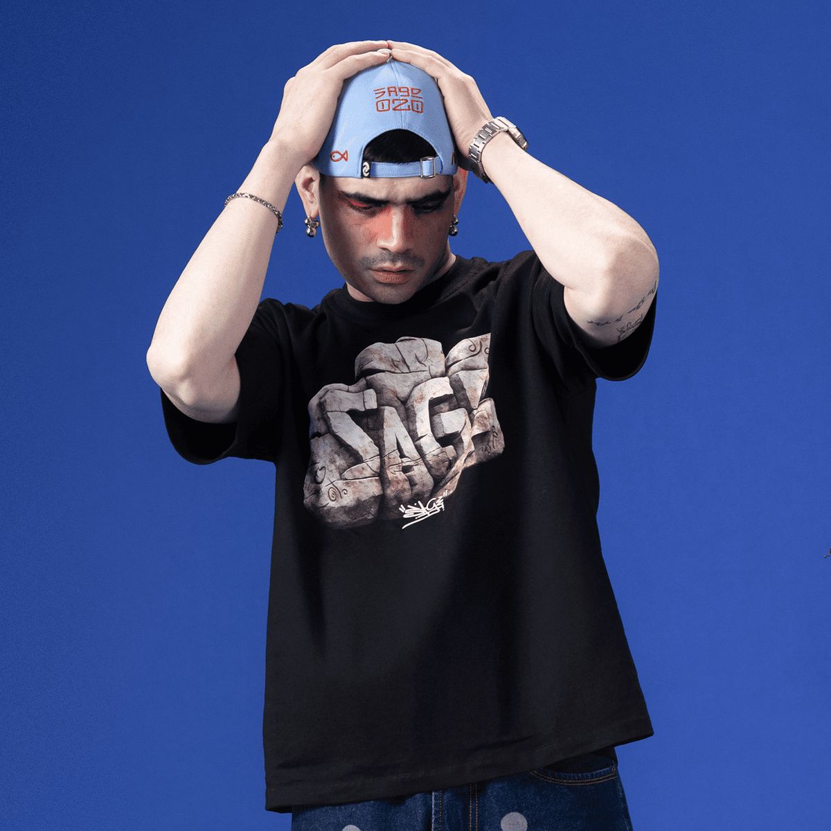 SAGE OZO Stone Graffiti T-Shirt - image 2