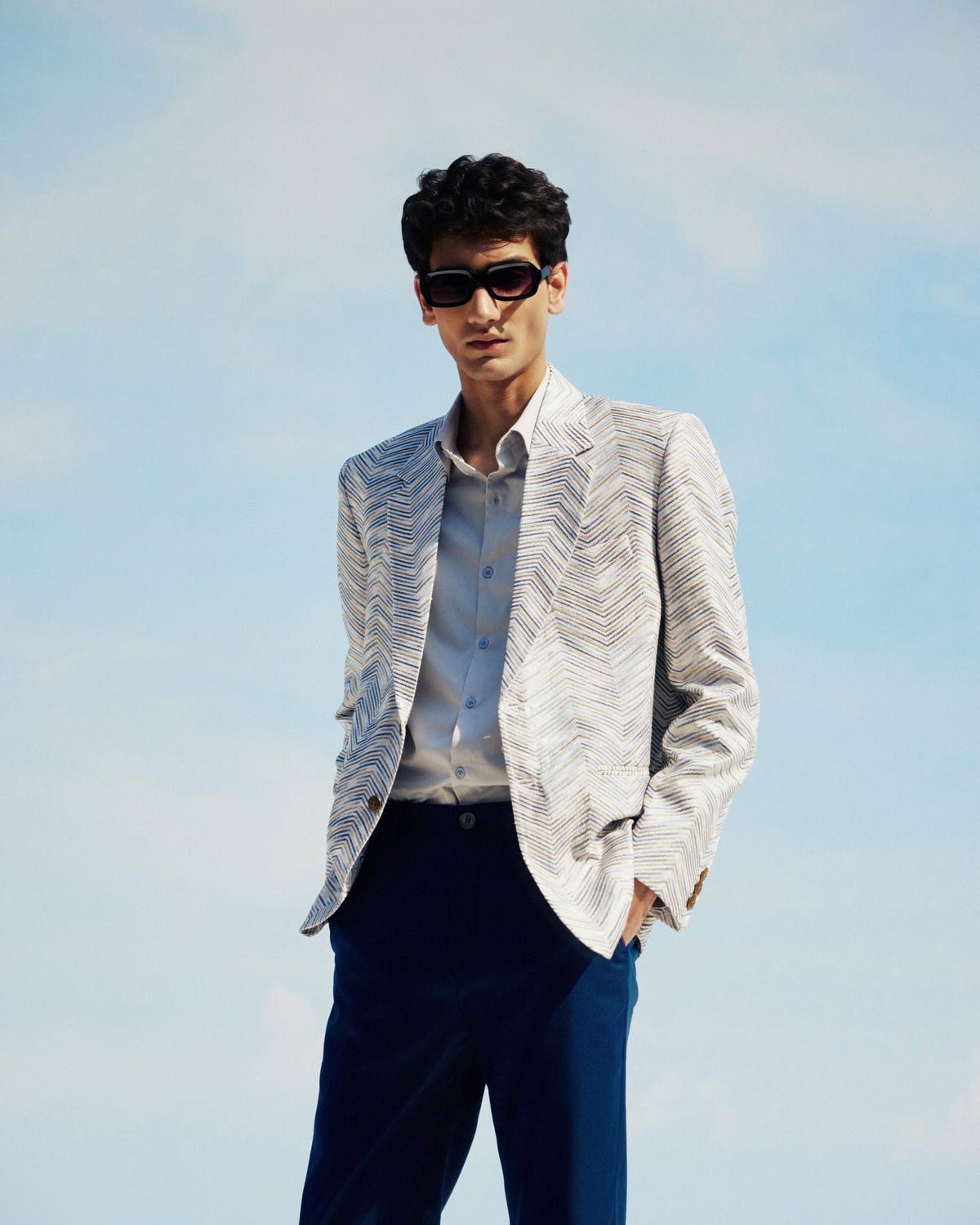 "Le Sirocco" embroidered blazer - image 1