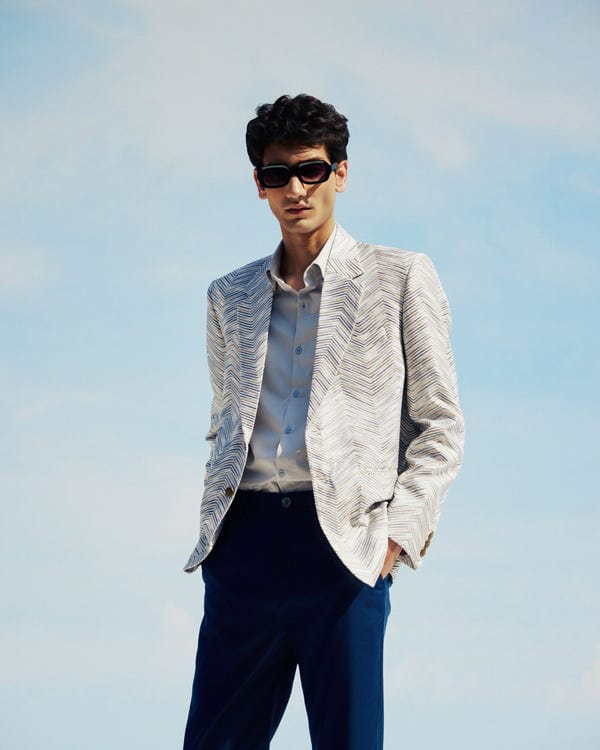 Perte D'ego — "Le Sirocco" embroidered blazer