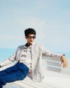 "Le Sirocco" embroidered blazer view 9