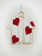 Hearts appliqué with pearls shirt view 1