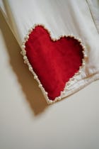Hearts appliqué with pearls shirt view 2