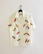 "Le candies" hand embroidered shirt view 1
