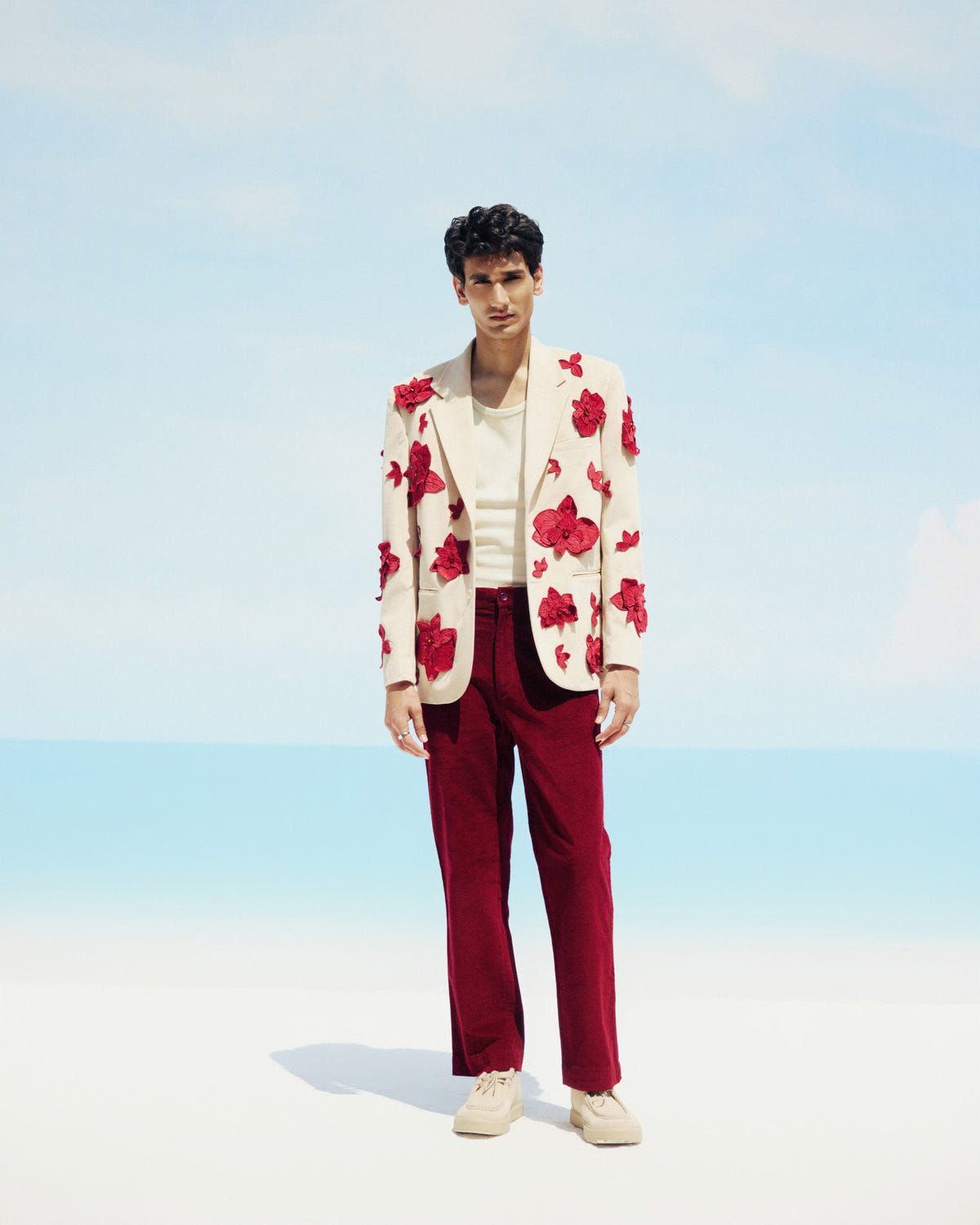 Formal Pants- Burgundy corduroy - image 4