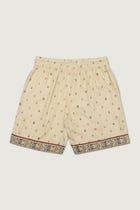 Floral border print shorts view 2