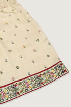 Floral border print shorts view 3