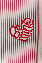 "8-bit love" hand embroidered shirt view 8