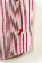 "8-bit love" hand embroidered shirt view 9