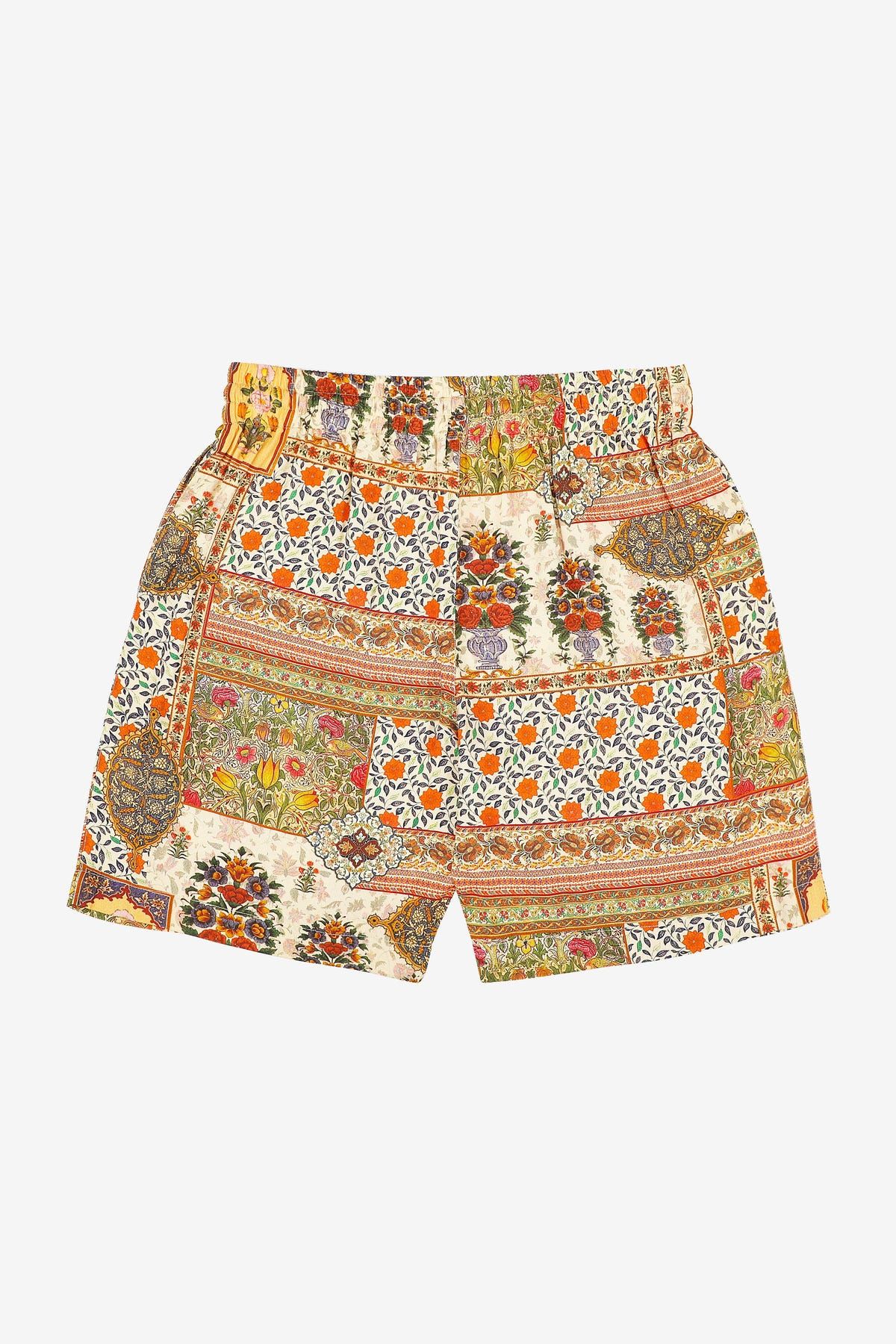 Patchwork lounge shorts - image 1