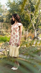 Amy hand embroidered lace dress view 5