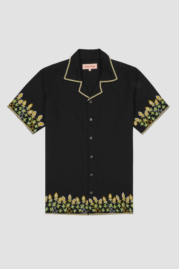 Perte D'ego — Floral beadborder shirt