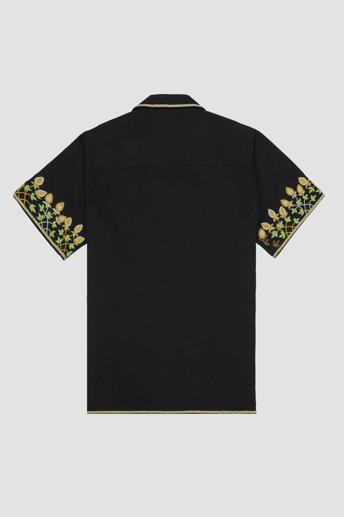 Floral beadborder shirt - image 3