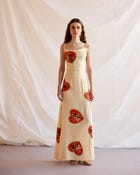 "Lovers" Pleated Cowl Aline Dress view 1