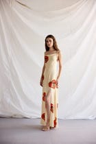"Lovers" Pleated Cowl Aline Dress view 4