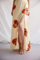 "Lovers" Pleated Cowl Aline Dress view 5