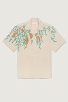 "Jungle story" hand embroidered shirt view 1