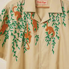 "Jungle story" hand embroidered shirt view 5
