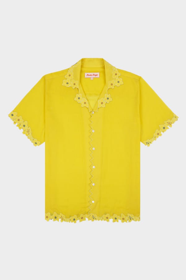 Perte D'ego — "Le Citron" Cutwork shirt