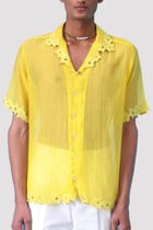 "Le Citron" Cutwork shirt view 2