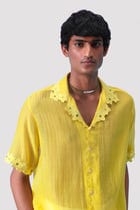 "Le Citron" Cutwork shirt view 5