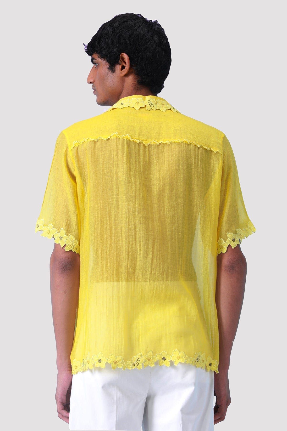"Le Citron" Cutwork shirt - image 6