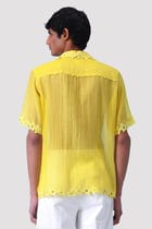 "Le Citron" Cutwork shirt view 6