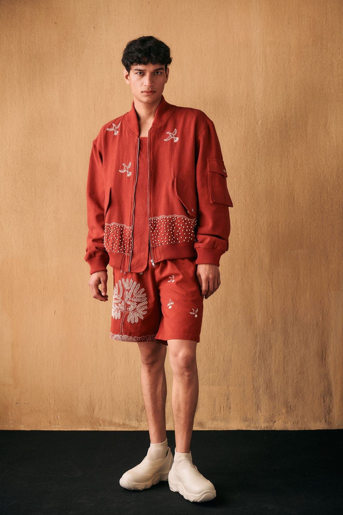"Tree of life" hand embroidered jacket - image 3