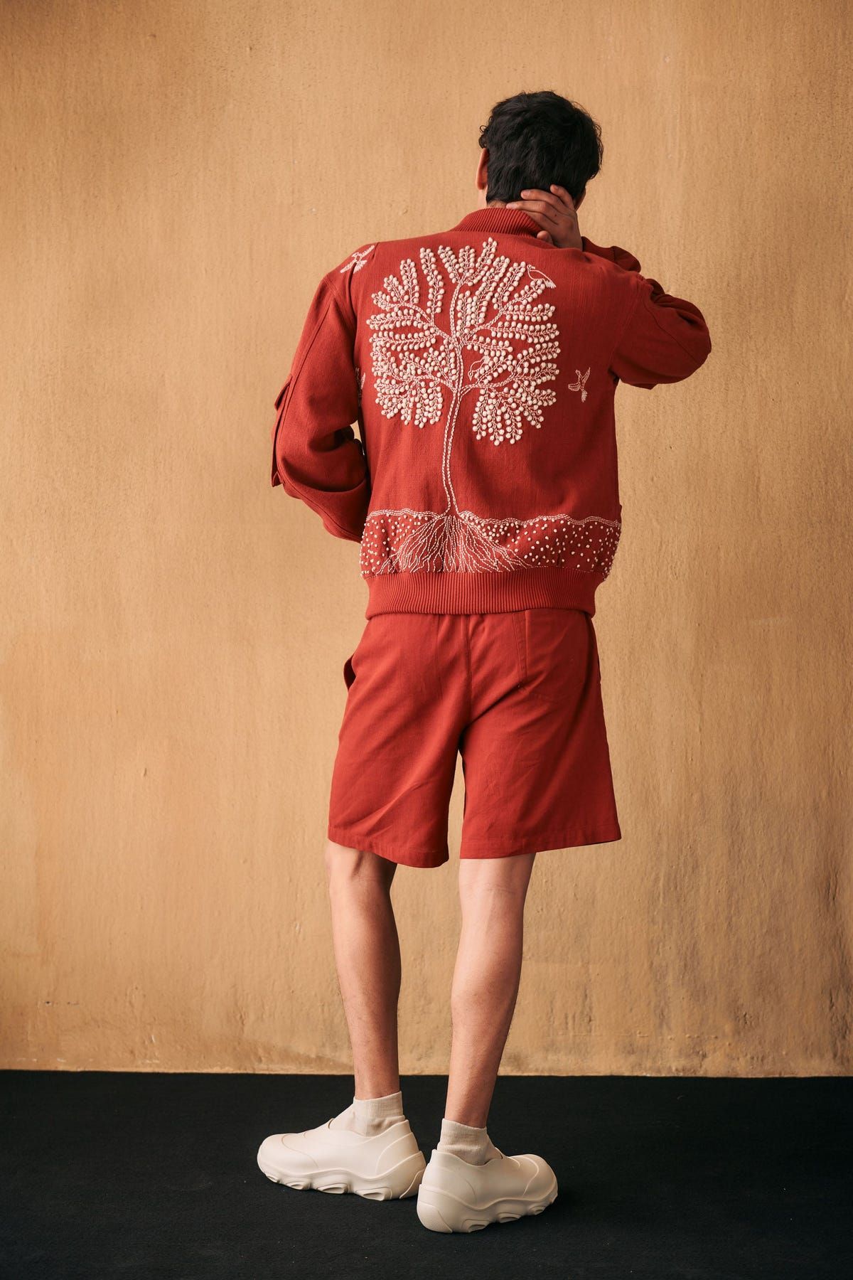 "Tree of life" hand embroidered jacket - image 5