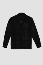 Black lace full sleeve shirt view 4