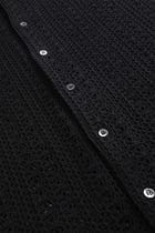 Black lace full sleeve shirt view 5