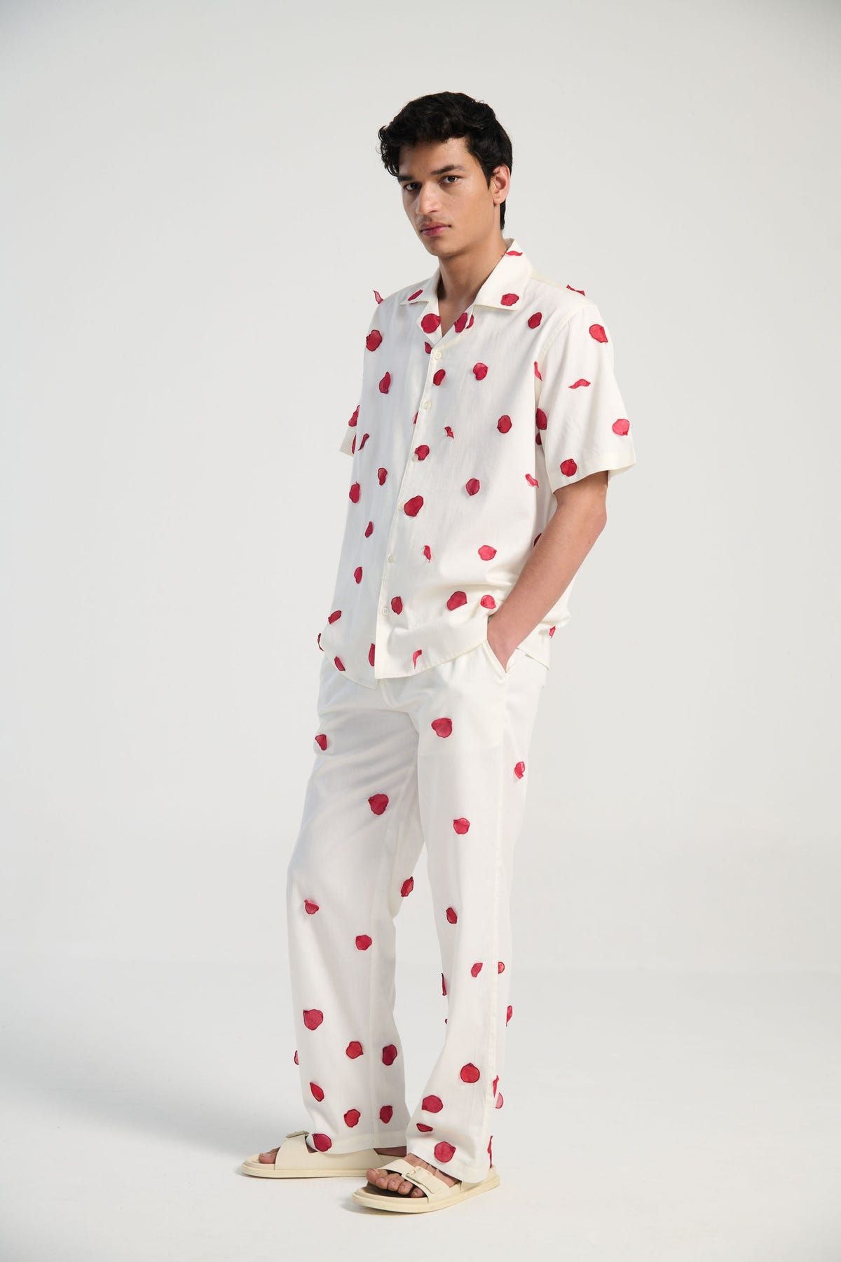 "Lover forever" hand embroidered Shirt - image 1