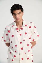 "Lover forever" hand embroidered Shirt view 2