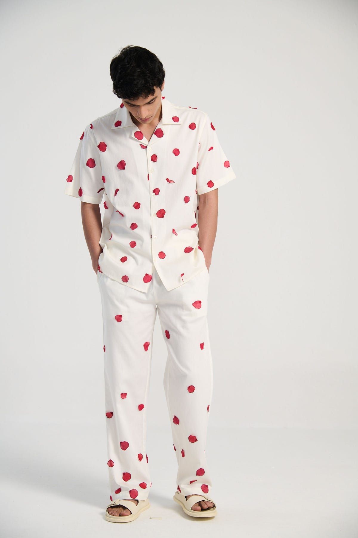 "Lover forever" hand embroidered Shirt - image 4