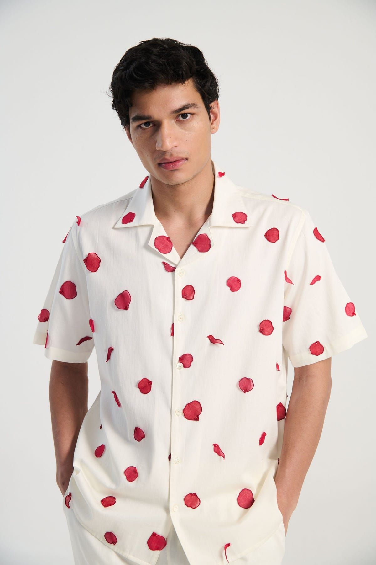 "Lover forever" hand embroidered Shirt - image 7