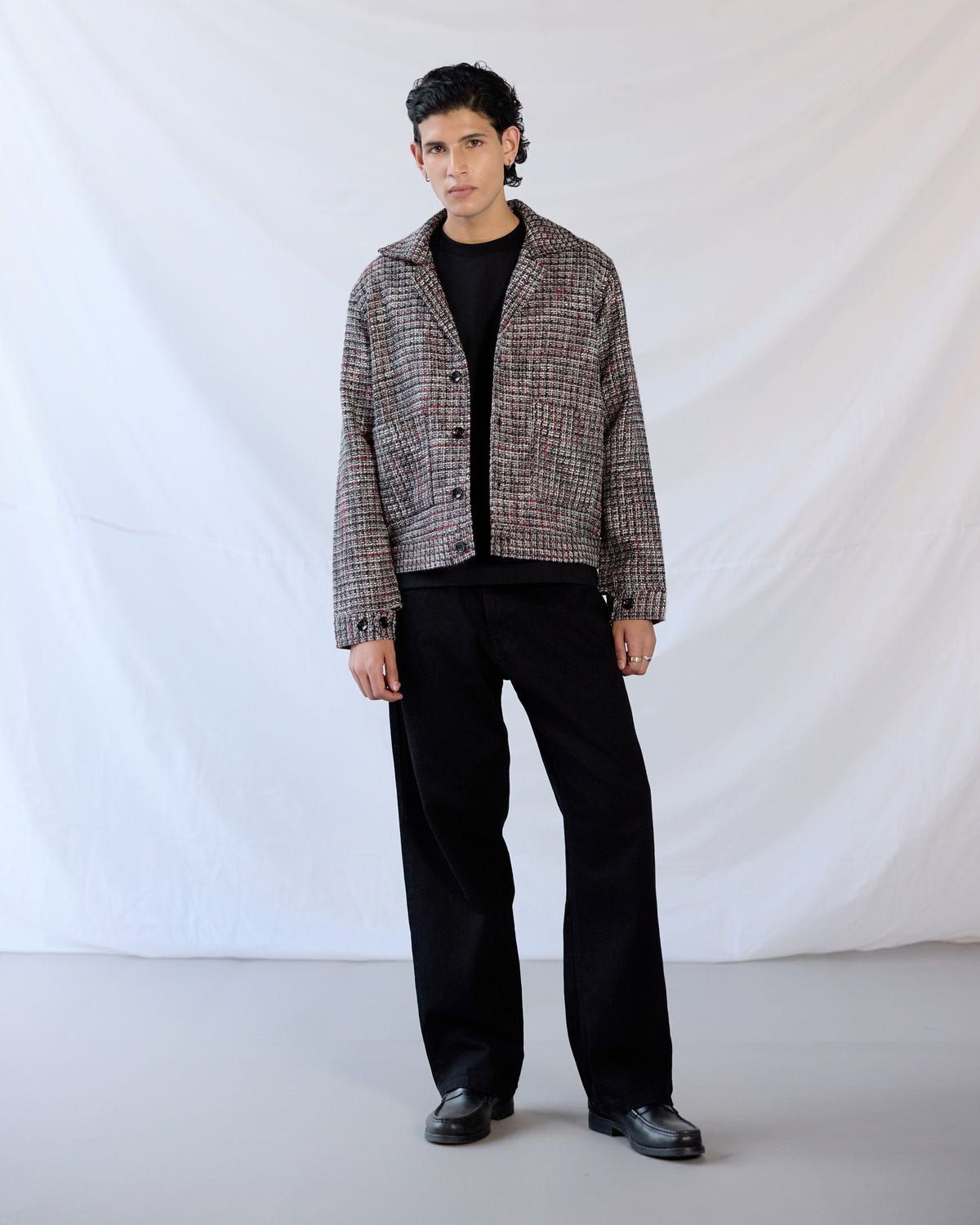 Midnight Jazz Tweed Jacket - image 5
