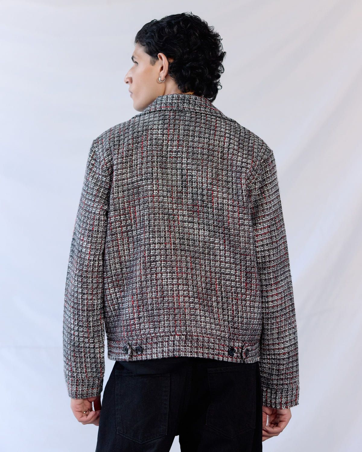 Midnight Jazz Tweed Jacket - image 8