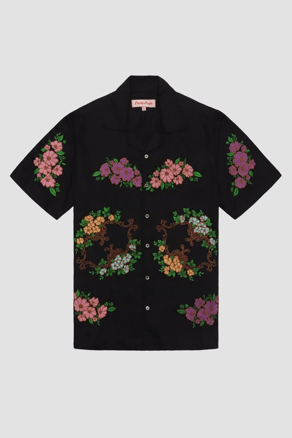 Perte D'ego — "Le Victoria" embroidered shirt