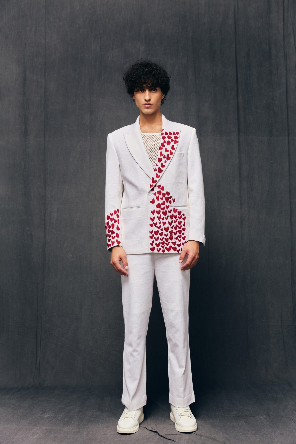 Amor Hand-Embroidered Blazer - image 2