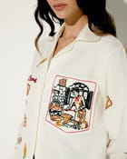 "Le Bakery" hand embroidered shirt view 3