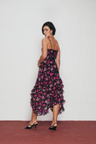 Midnight Hearts Ruffle Dress view 5