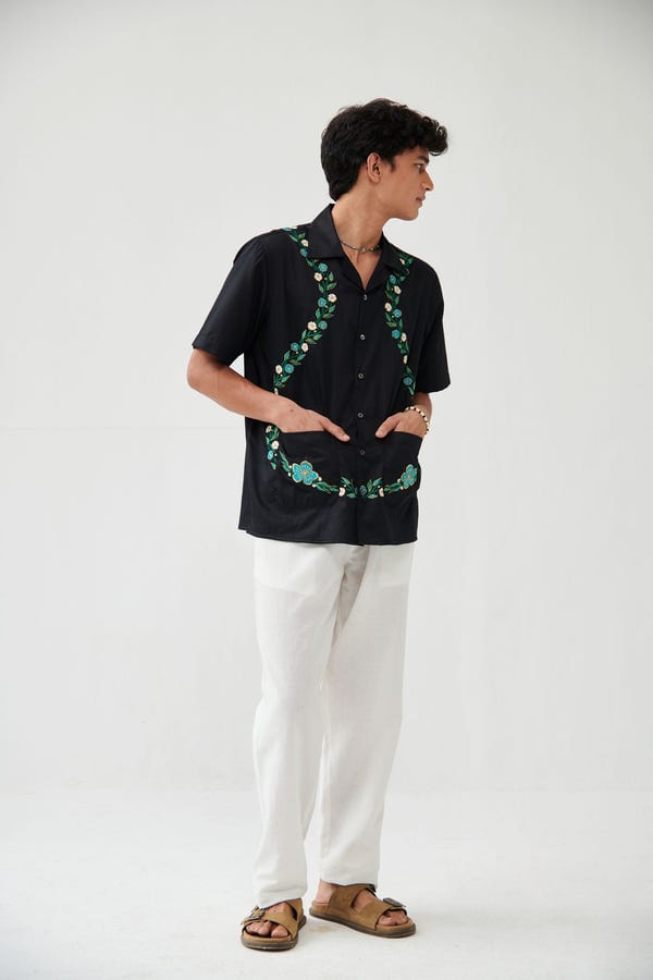 Perte D'ego — "The Italian Job" embroidered shirt