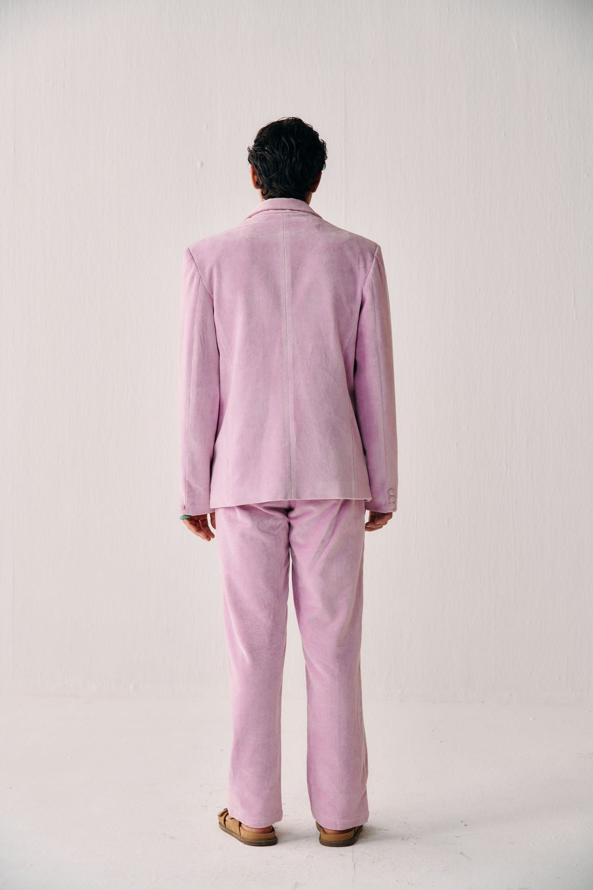 Bubblegum Pink velvet lounge pants - image 3