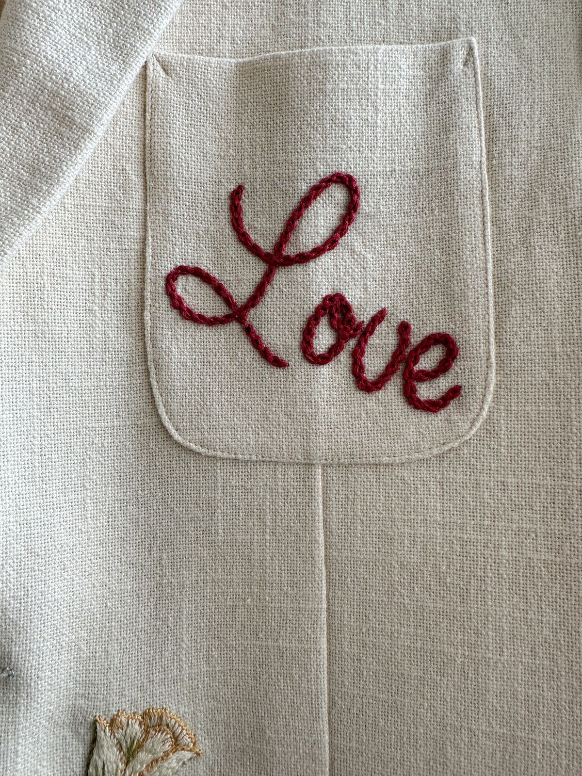 "Te amo" hand embroidered blazer - image 2