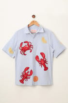 "Le Maine" hand embroidered Shirt view 1