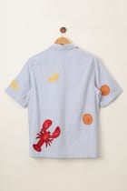 "Le Maine" hand embroidered Shirt view 3