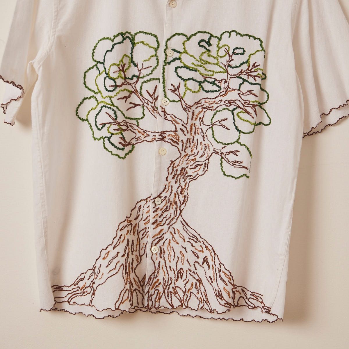 "Bonsai club" embroidered shirt - image 3