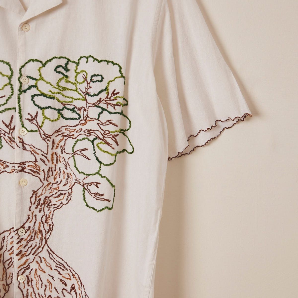 "Bonsai club" embroidered shirt - image 4