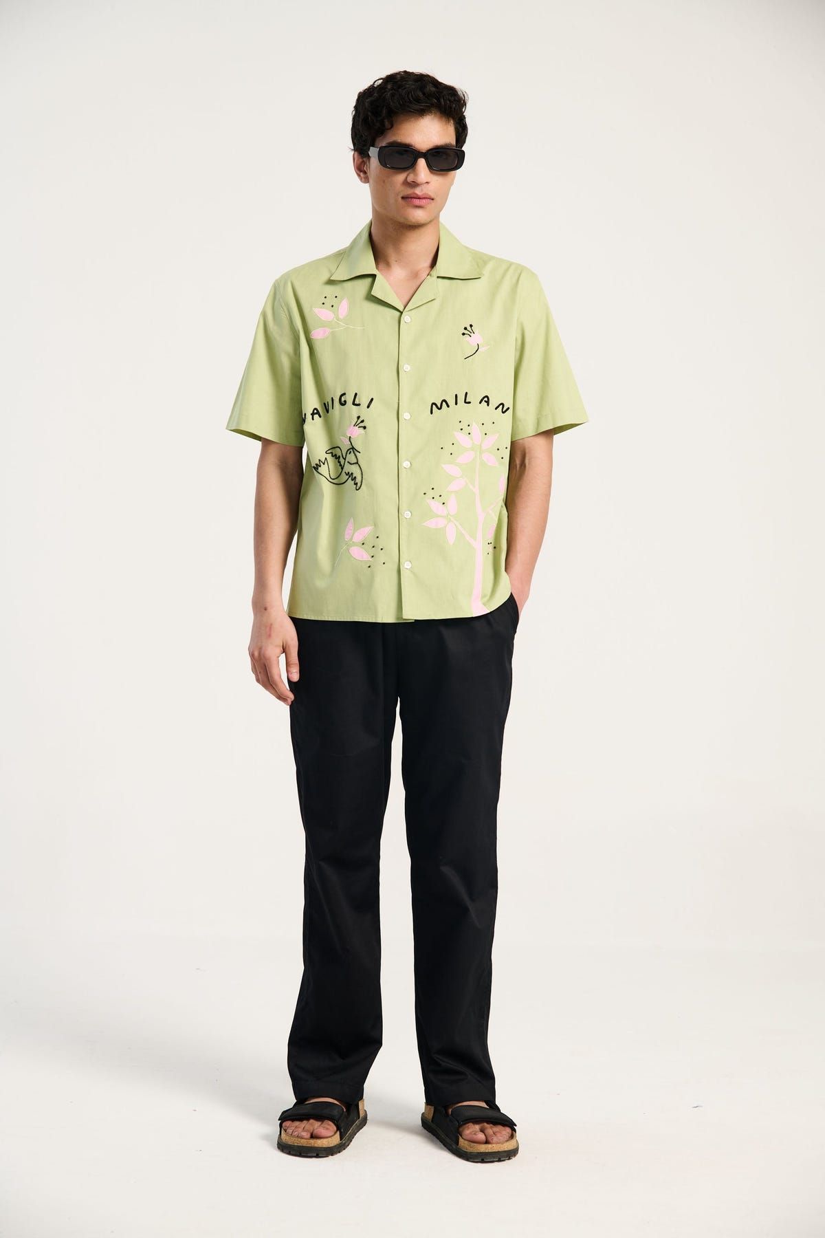 "Le Milan" hand embroidered shirt - image 2